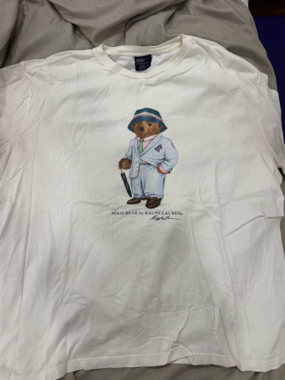 Polo Ralph Lauren “Gentleman Seersucker Suit” Polo Bear Tee shirt